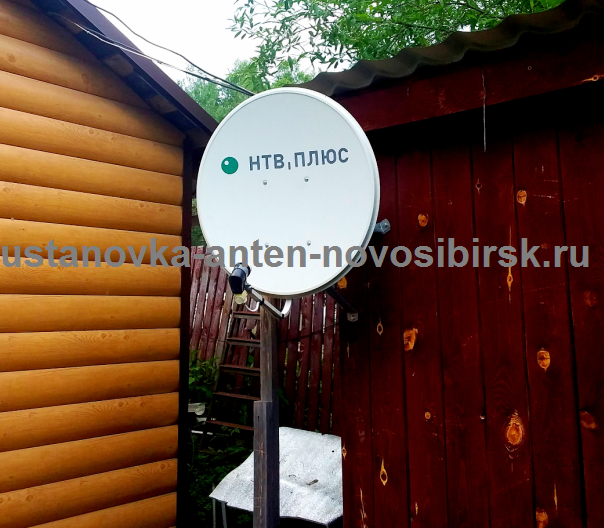 НТВ плюс Восток для да Переустановка антенны НТВ плюс Восток, Барышевский сельсовет , дача за посёлком Кольцово. По направлению на спутник на который смотрела антенна за пять лет выросло дерево, прием стал неуверенный. После переноса тарелки избражение на телевизоре восстановилось